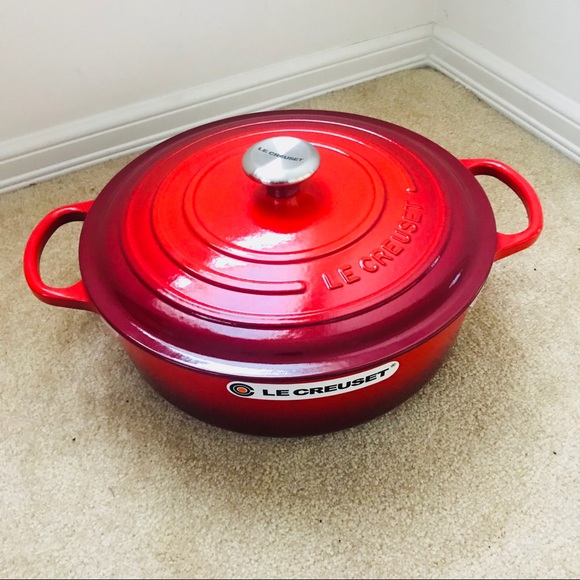 Le Creuset new #30 6.75qt Red - Picture 1 of 14